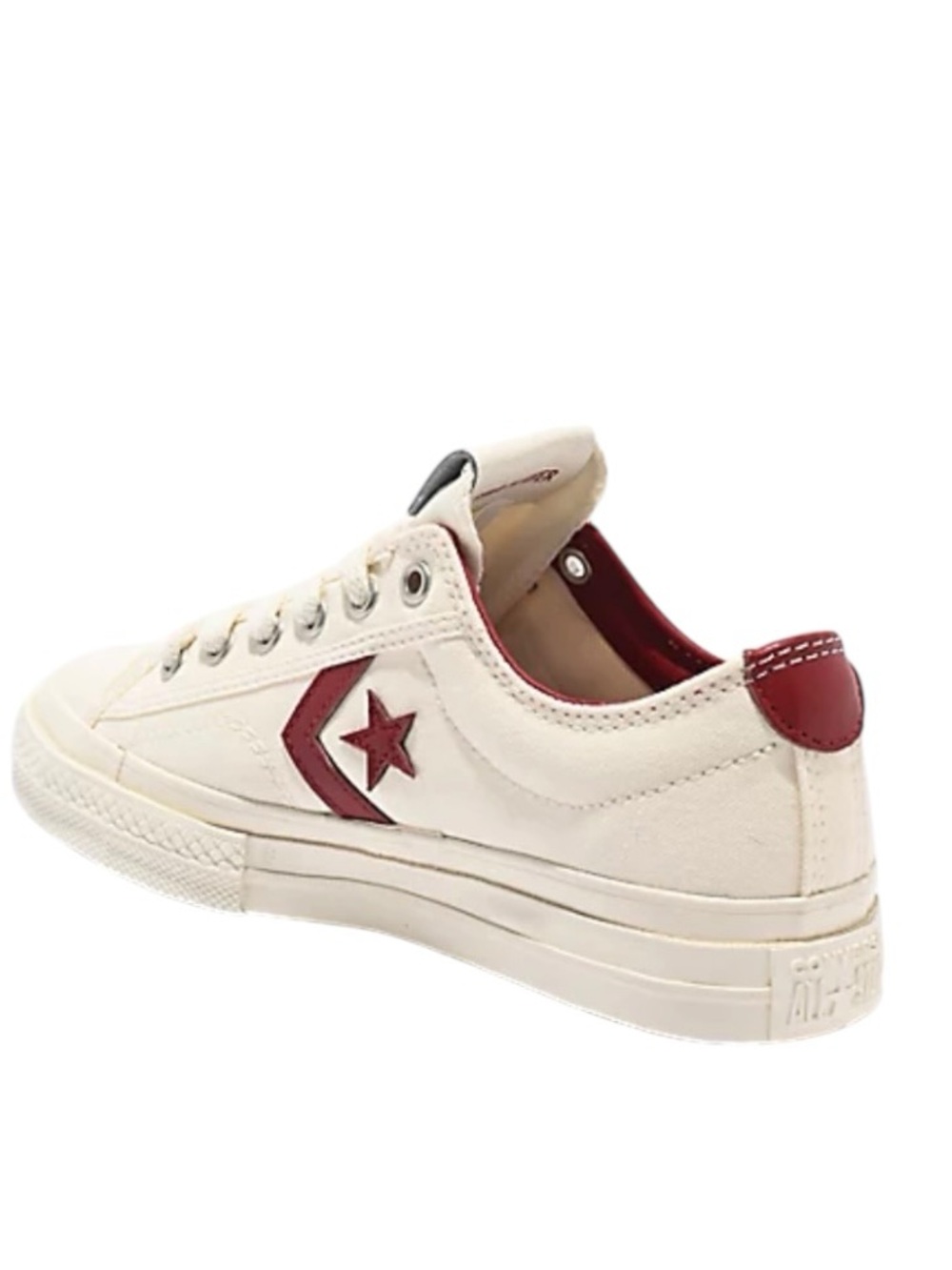 Converse Star Player 76 Egret & Park Red Shoes Size Men’s 8.5/ 10 Women’s NWT - Picture 3 of 15